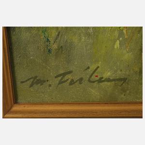 Manfred Feiler, Waldlandschaft mit Bach