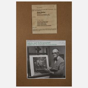 Ernst Hecker, Blick auf Auerhammer