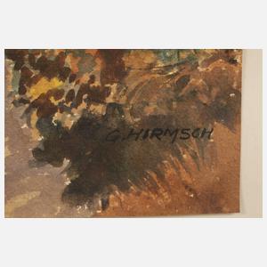 Georg Hirmsch, "Herbstsonne im Elstertal"