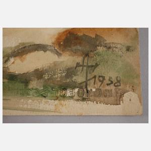 Alfred Tröger, Ansicht von Pfronten im Allgäu