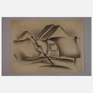 Alfred Tröger, Wäsche im Wind