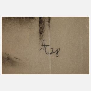 Alfred Tröger, Wäsche im Wind