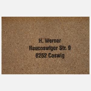 Prof. Heinz Werner, Tanzendes Mädchen