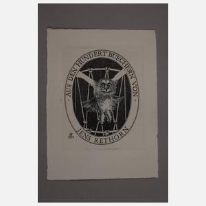 Prof. Baldwin Zettl, Graphikkonvolut