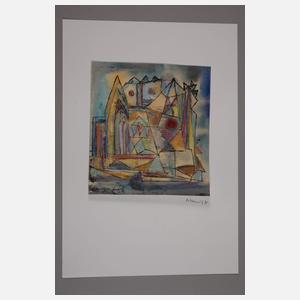 Albert Hennig, Abstrakte Stadtlandschaft