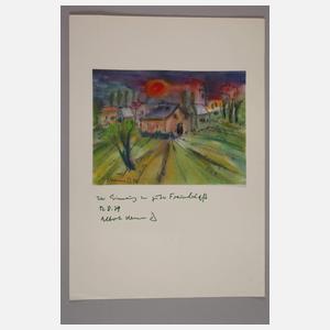 Albert Hennig, Abends vor der Stadt