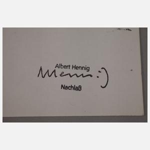 Albert Hennig, Dorf im Gebirge