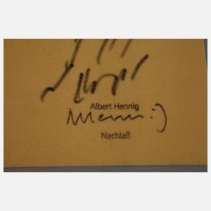 Albert Hennig, Italienische Landschaft