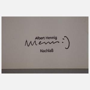 Albert Hennig, Italienische Landschaft