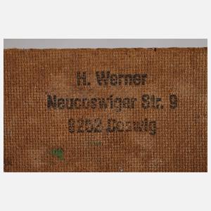 Prof. Heinz Werner, Stehende