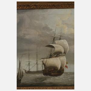 Willem II. van de Velde Nachfolge, Schiffe auf See,