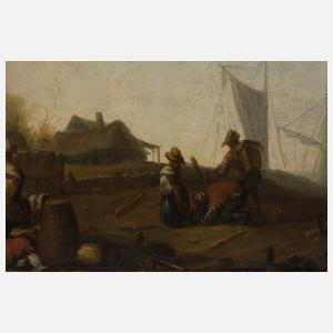 Gesellschaft am Meeresstrand, Barock