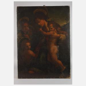 Heilige Familie mit Johannes nach Andrea del Sarto