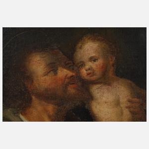 Jesus mit seinem Vater Josef von Nazareth