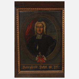 Zwei barocke Herrenportraits