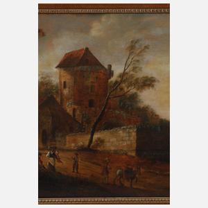 Mediterrane Landschaft in barocker Manier