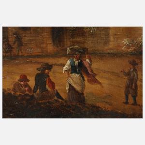 Mediterrane Landschaft in barocker Manier