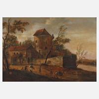 Mediterrane Landschaft in barocker Manier111