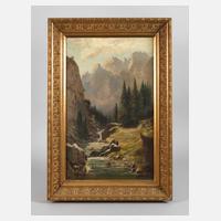 Ludwig Correggio, Schlucht in den Alpen111