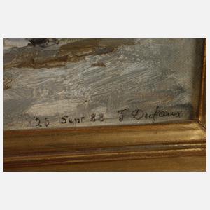 Frédéric Dufaux, attr., Wäscherinnen am Ufer