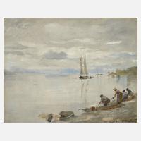 Frédéric Dufaux, attr., Wäscherinnen am Ufer111