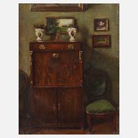 Max Gaisser, attr., Biedermeierinterieur111