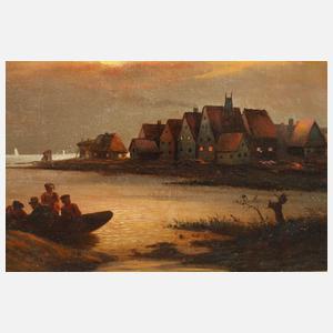 Theodor Genenger, Abend am Meer