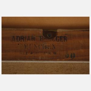 Prof. Ludwig Hartmann, "Drei Pferde vor der Schmiede"