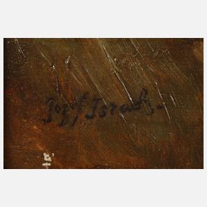 Jozef Israels, Sinnendes Mädchen am Meer