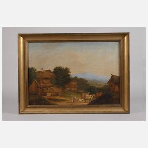 Carl Katterfeldt, Hirten im Dorf