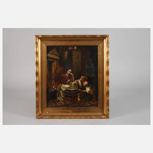 Isidor Kleine, attr., "Zwei Mädchen in der Silvesternacht"