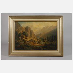 Franz Kreuzer, "Mühle bei Brannenburg"