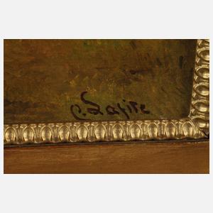 Carl Lafite, Fachwerkhaus im Gebirge