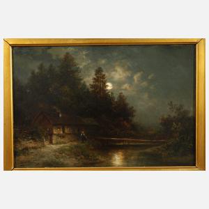 Alfred von Schönberger, Paar Landschaften