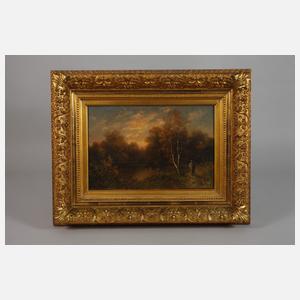 Alfred von Schönberger, Paar Landschaften