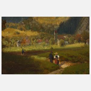 Josef Schoyerer, Spätsommer in den Alpen