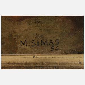 Eugène Martial Simas, Mann unter Kastanie