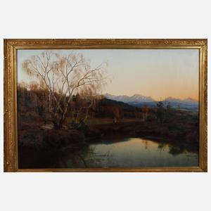 Adalbert Wex, "Spätherbst im Hochmoor"