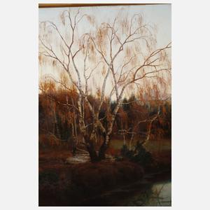 Adalbert Wex, "Spätherbst im Hochmoor"