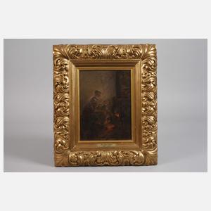 Karl Mayr-Graetz, attr., am warmen Ofen