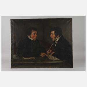 Franz Schubert & Franz Grillparzer bei der Arbeit