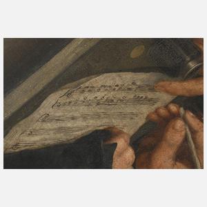 Franz Schubert & Franz Grillparzer bei der Arbeit