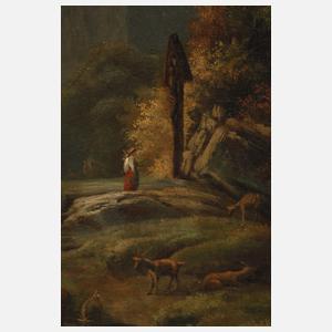 Romantiker, Mädchen am Marterl