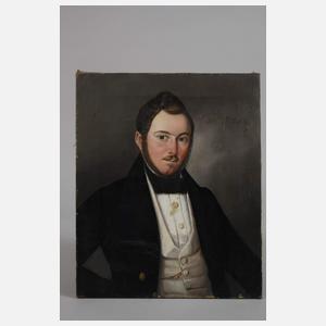 Herrenportrait Biedermeier