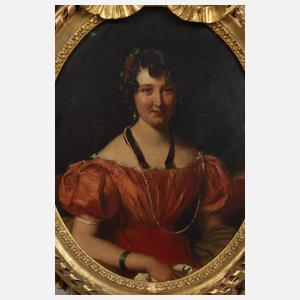 Biedermeier-Damenportrait