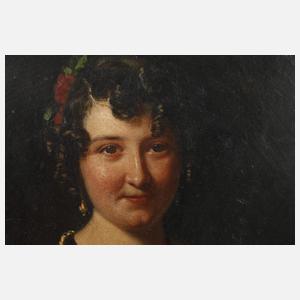 Biedermeier-Damenportrait