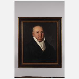 Spätklassizistisches Herrenbildnis