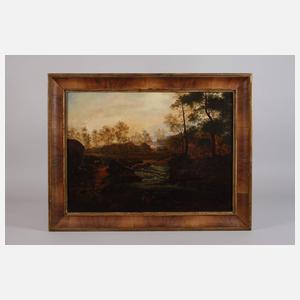 Spätromantische Flusslandschaft