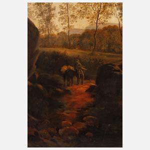 Spätromantische Flusslandschaft