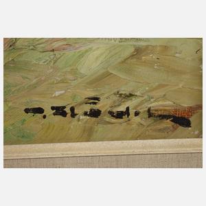 Fritz Blädel, "Blick in die Stubaier Gletscher"